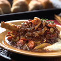 Chilly Winter's Eve Lamb Shank Supper