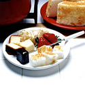 Pound Cake, Angel Food Cake & Macaroon Chocolate Fondue